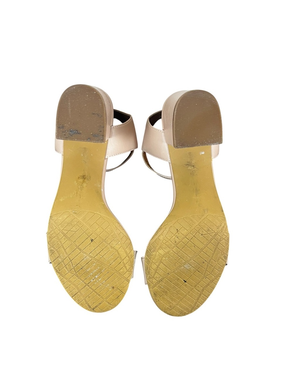 14th & Union Beige Patent Ankle Strap Heels Women's size 8 - Picture 10 of 12